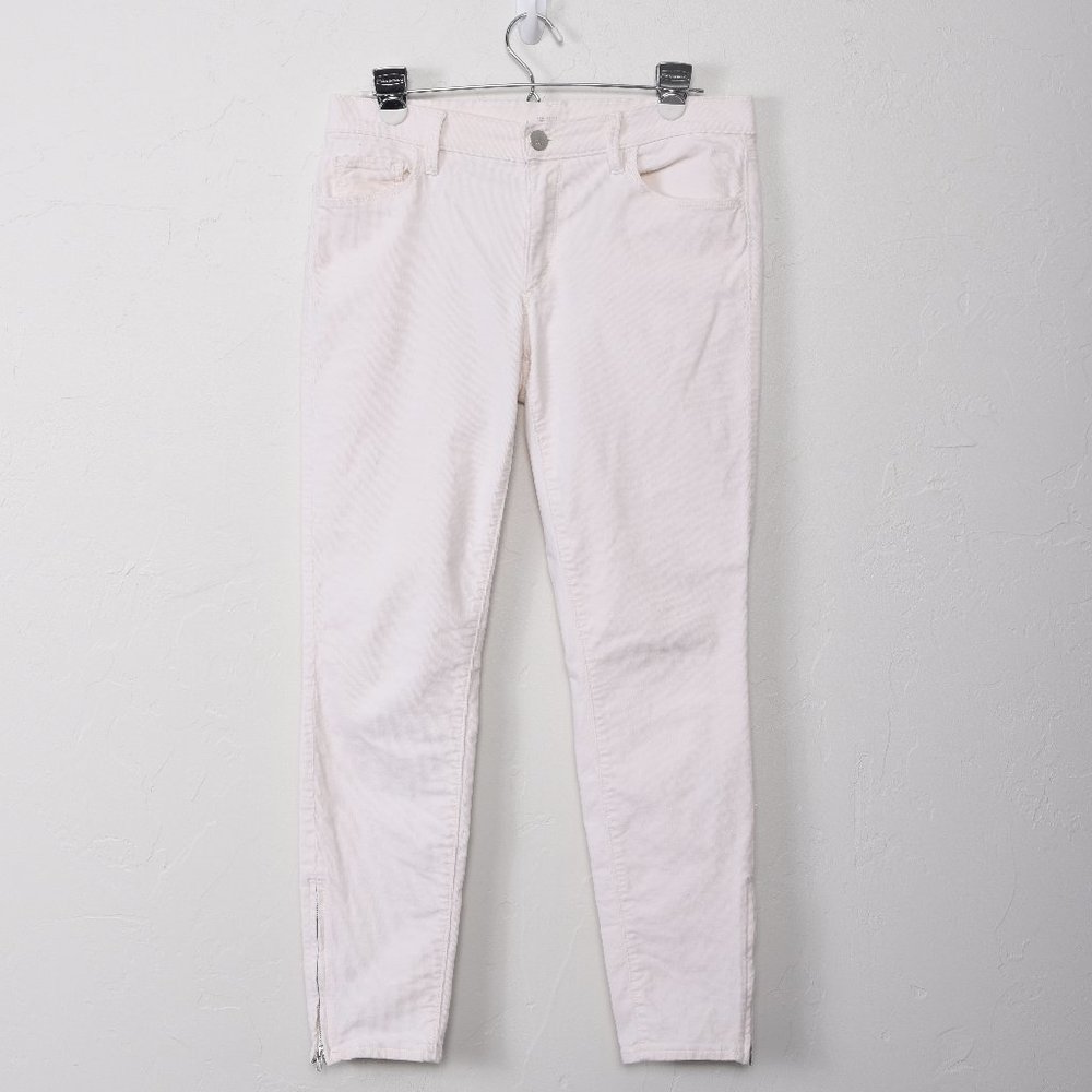 LOFT Modern Skinny Ankle Cords, Winter Whi…